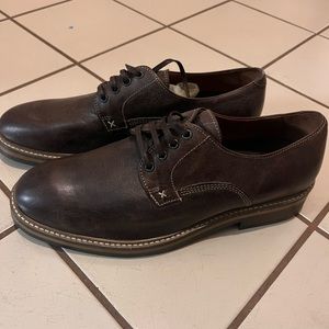 Wolverine Men Oxford Shoe Lace Javier Brown Sz 10